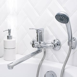 Смеситель для ванны с душем РМС SL86-006E хром